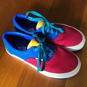 Vans Blue Green Red Yellow